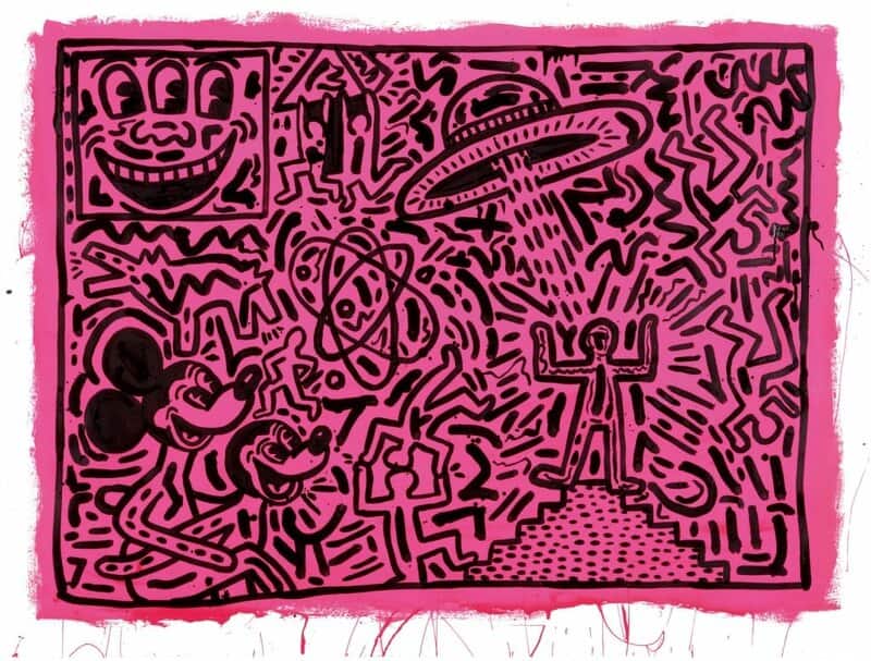 Keith Haring Untitled 1982 premium reproduction