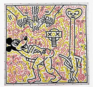 Keith Haring Untitled 1983 wall art