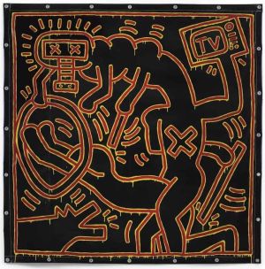 Keith Haring Untitled 1983 - TV Sex wall art