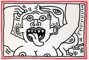 Keith Haring Untitled 1984 wall art