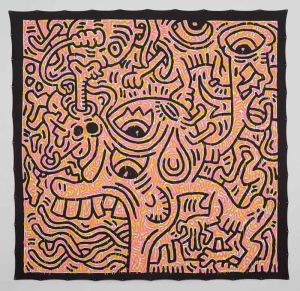Keith Haring Untitled 1984 - Vibrant Abstraction wall art