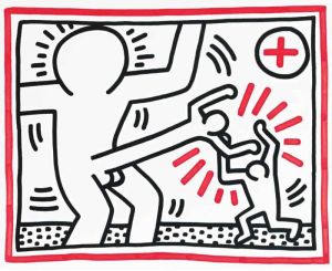 Keith Haring Untitled 1985 wall art
