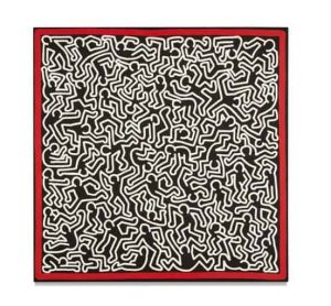 Keith Haring Untitled 1986 Acrylic On Canvas wall art