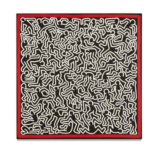 Keith Haring Untitled 1986 Acrylic On Canvas premium reproduction