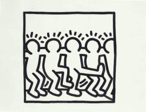 Keith Haring Untitled 1988 wall art
