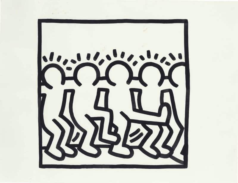 Keith Haring Untitled 1988 premium reproduction