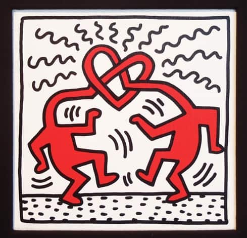 Keith Haring: Untitled Love premium reproduction
