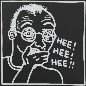 Keith Haring Untitled Self-Portrait 1985 wall art