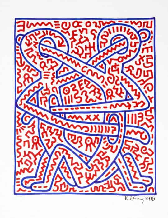 Keith Haring: Where It Hurts premium reproduction
