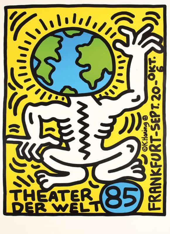 Keith Haring: Theater der Welt 85 premium reproduction