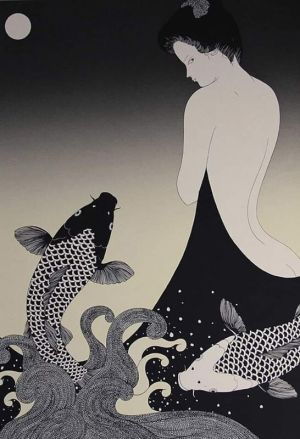 Kimiko Kojima: White Night Elegance 1984 wall art