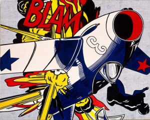 Lichtenstein Blam wall art