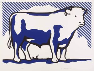 Lichtenstein Bull 2 wall art
