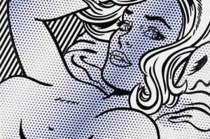 Lichtenstein Collage For A Seductive Girl wall art