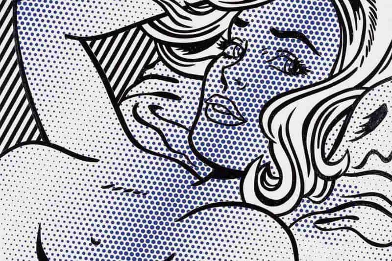 Lichtenstein Collage For A Seductive Girl premium reproduction