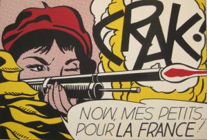 Lichtenstein Crak wall art