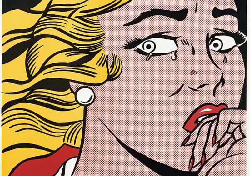 Lichtenstein Crying Girl premium reproduction