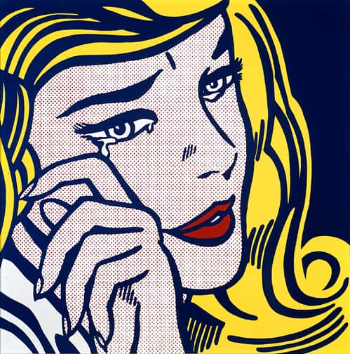 Lichtenstein Crying Girl 2 premium reproduction
