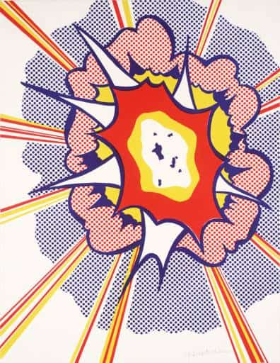 Lichtenstein Explosion premium reproduction