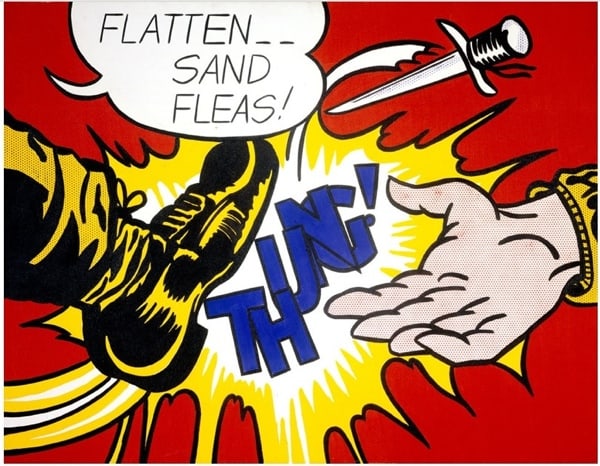 Lichtenstein Flatten...sandfleas premium reproduction
