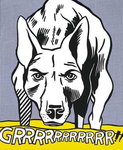 Lichtenstein Grrrrrrrrrrr premium reproduction