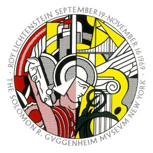 Lichtenstein Gugenheim Museum wall art