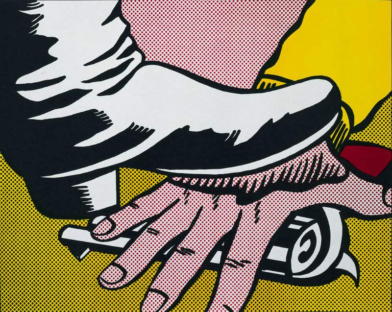 Lichtenstein Hand And Foot premium reproduction