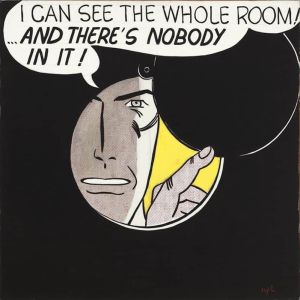 Lichtenstein I Can See The Wole Room wall art