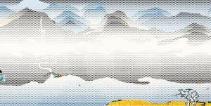 Lichtenstein Landscape With Scholar S Rock wall art