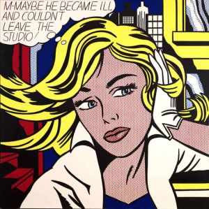 Lichtenstein M-maybe wall art