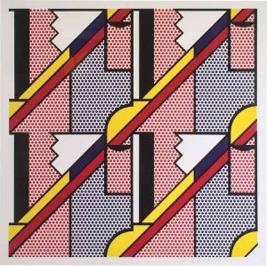 Lichtenstein Modern Print 1971 wall art