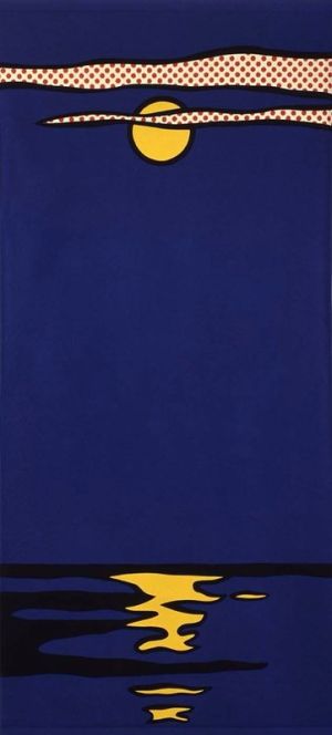 Lichtenstein Night Seascape wall art