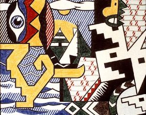 Lichtenstein Pow-wow-1979 wall art