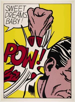 Lichtenstein Pow - Sweet Dreams Baby wall art