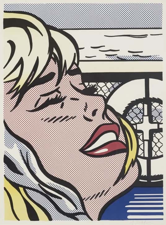 Lichtenstein Shipboard Girl premium reproduction