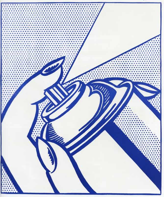 Lichtenstein Spray Can premium reproduction