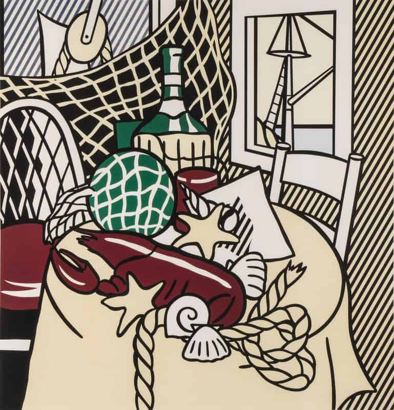 Lichtenstein Still Life With Lobster premium reproduction