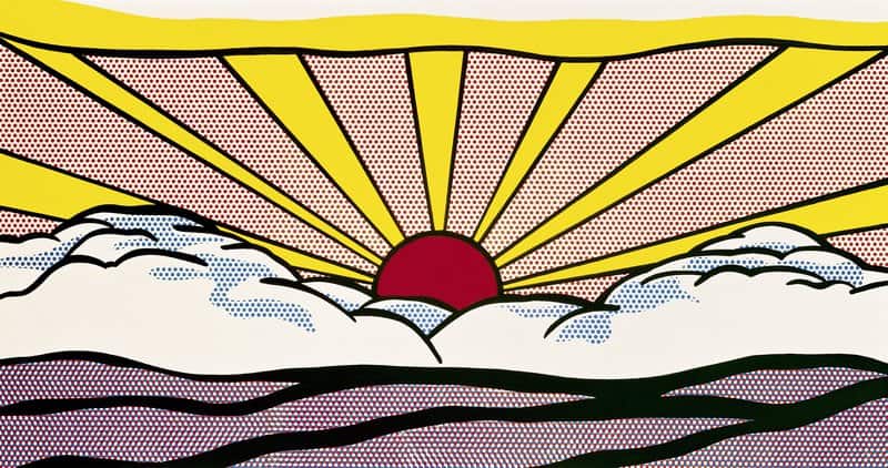 Lichtenstein Sunrise premium reproduction