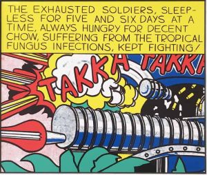 Lichtenstein Takka Takka wall art