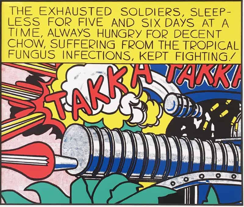 Lichtenstein Takka Takka premium reproduction