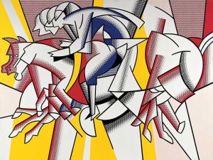 Lichtenstein The Red Horseman wall art