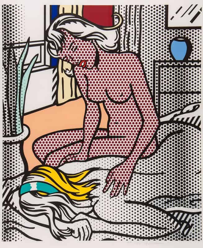 Lichtenstein Two Nudes premium reproduction