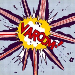 Lichtenstein Varoom wall art