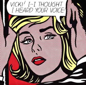 Lichtenstein Vicky wall art