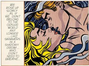 Lichtenstein We Rose Up Slowly wall art