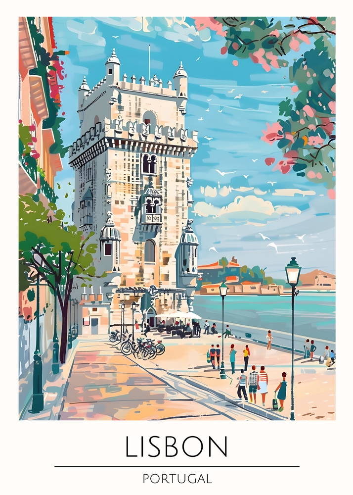 Belem Tower: A Lisbon Landmark premium reproduction