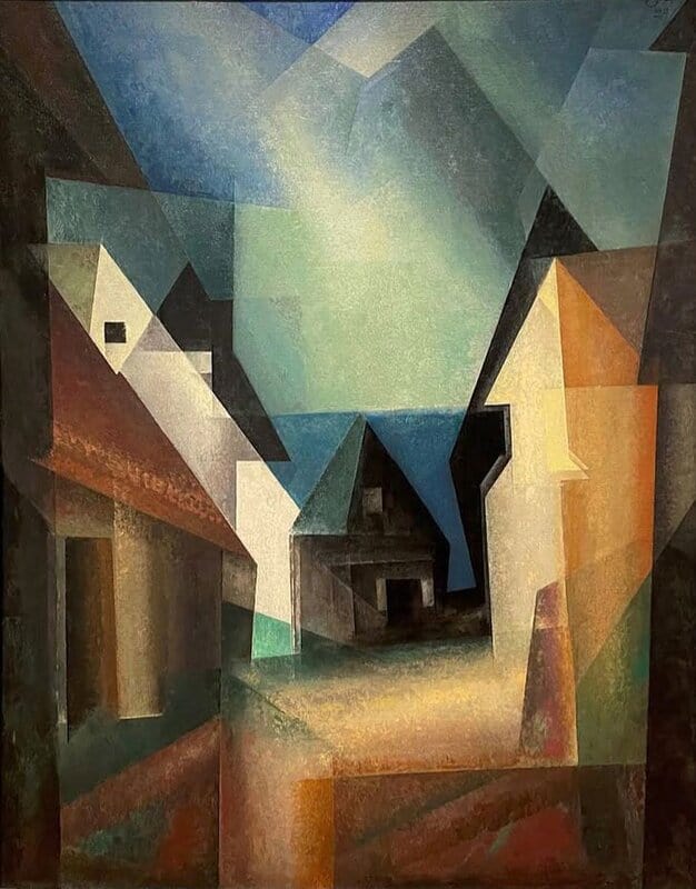 Lyonel Feininger - Gaberndorf II (1924) premium reproduction