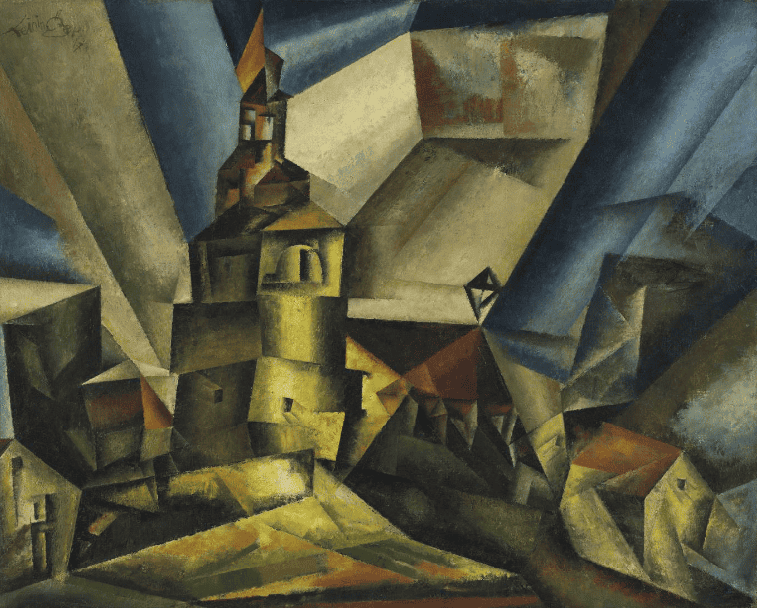 Lyonel Feininger: Markwippach, 1917 premium reproduction