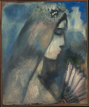 Marc Chagall - Bride With Fan, 1911 wall art