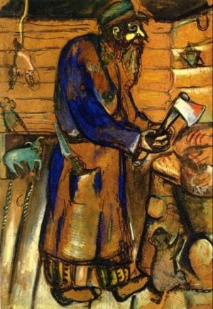 Marc Chagall: The Butcher, 1910 wall art